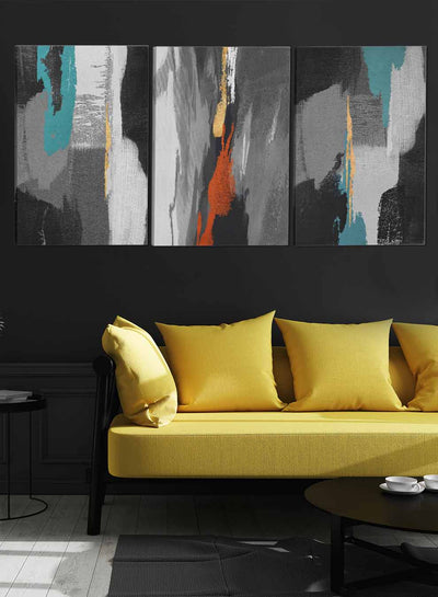 Oil Style Abstract Paintings(set of 3)