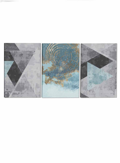 Triptych Vector Abstract Paintings(set of 3)