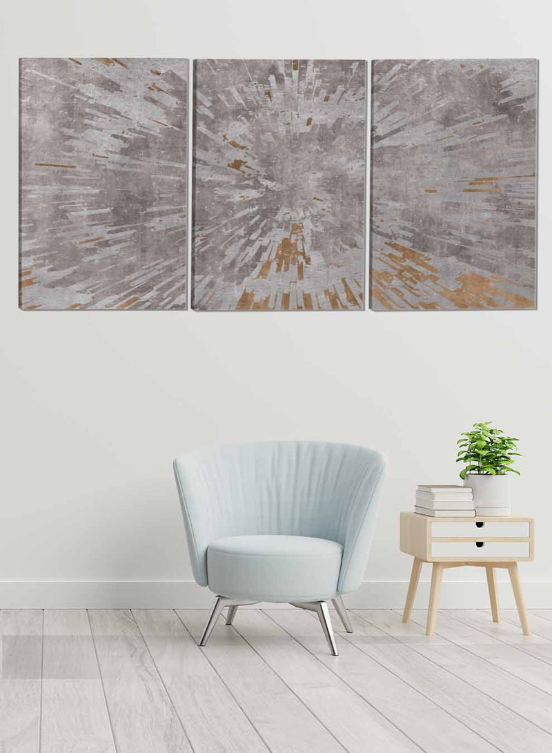 Retro Pattern Abstract Paintings(set of 3)