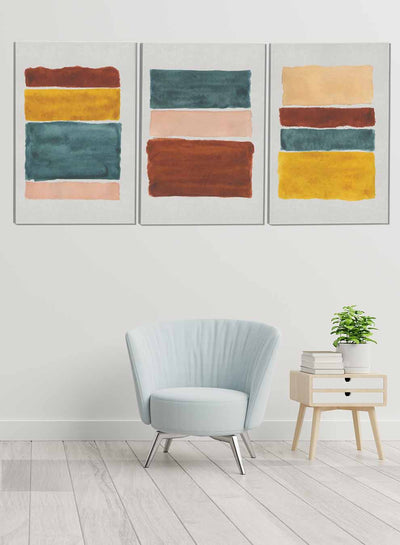 Watercolors Abstract Paintings(set of 3)