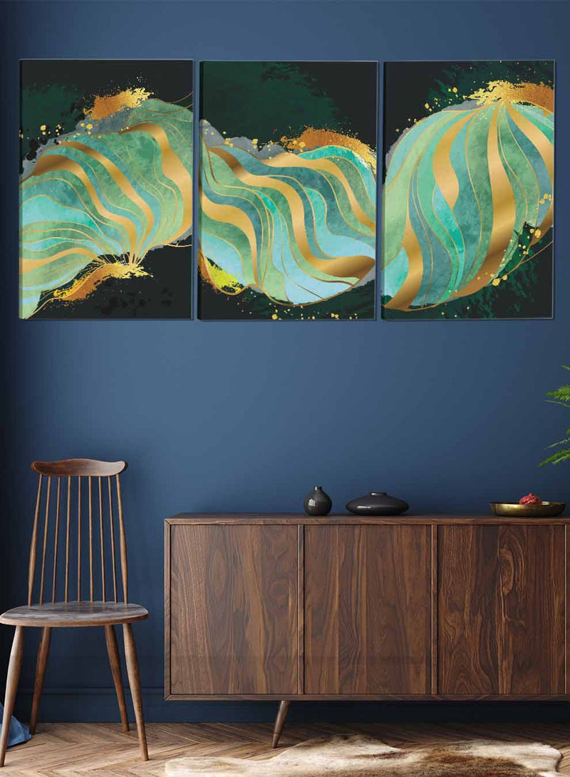 Colored Abstract Paintings(set of 3)