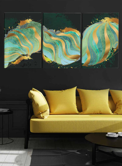 Colored Abstract Paintings(set of 3)