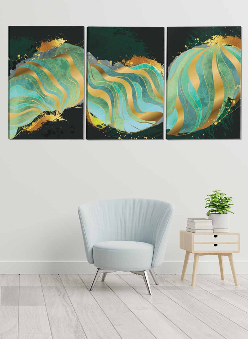Colored Abstract Paintings(set of 3)