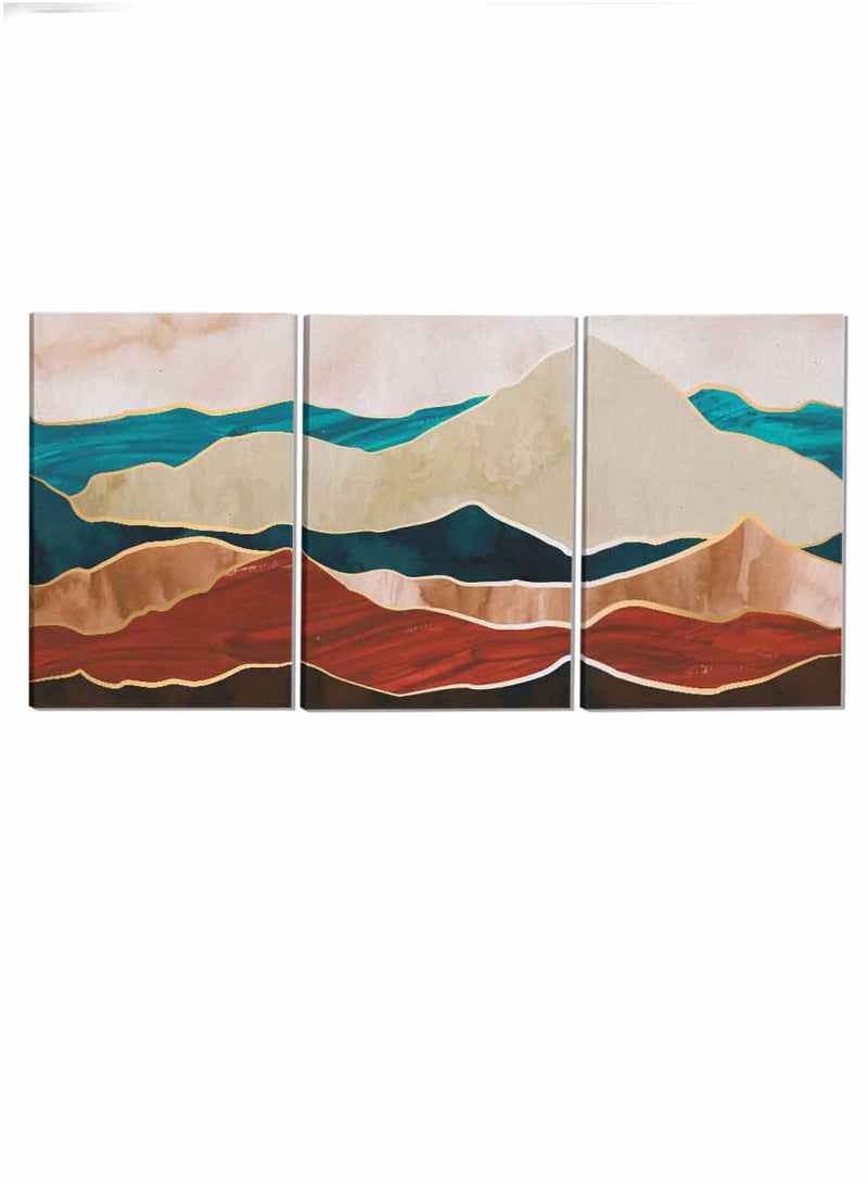 Mountains Hill Abstract Paintings(set of 3)