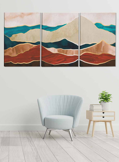 Mountains Hill Abstract Paintings(set of 3)