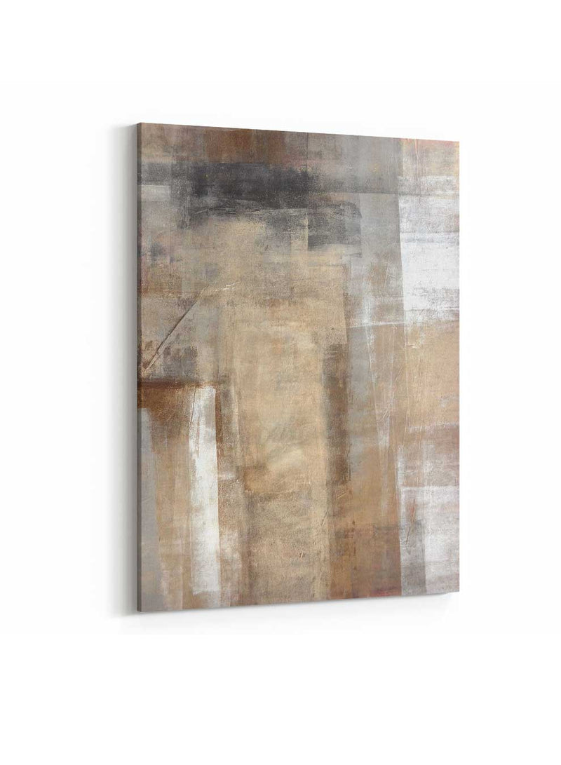 Canvas Wall Art Stretched Over Wooden Frame with Gold Floating Frame