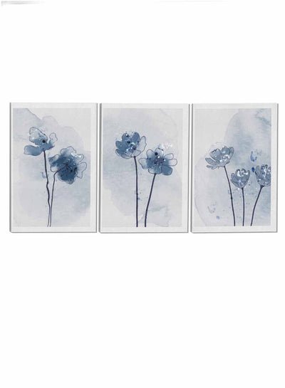 Wildflower Abstract Paintings(set of 3)