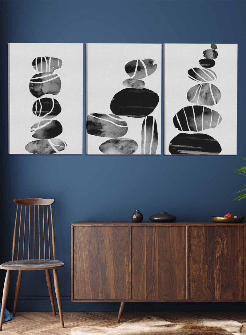 Abstract Rock Rack Style Paintings(set of 3)