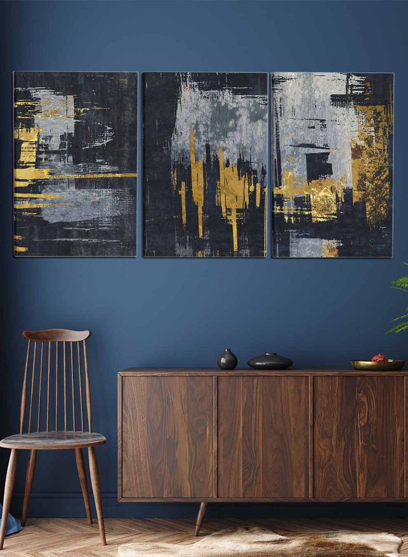 Hand Drawn Illustrations Paintings(set of 3)