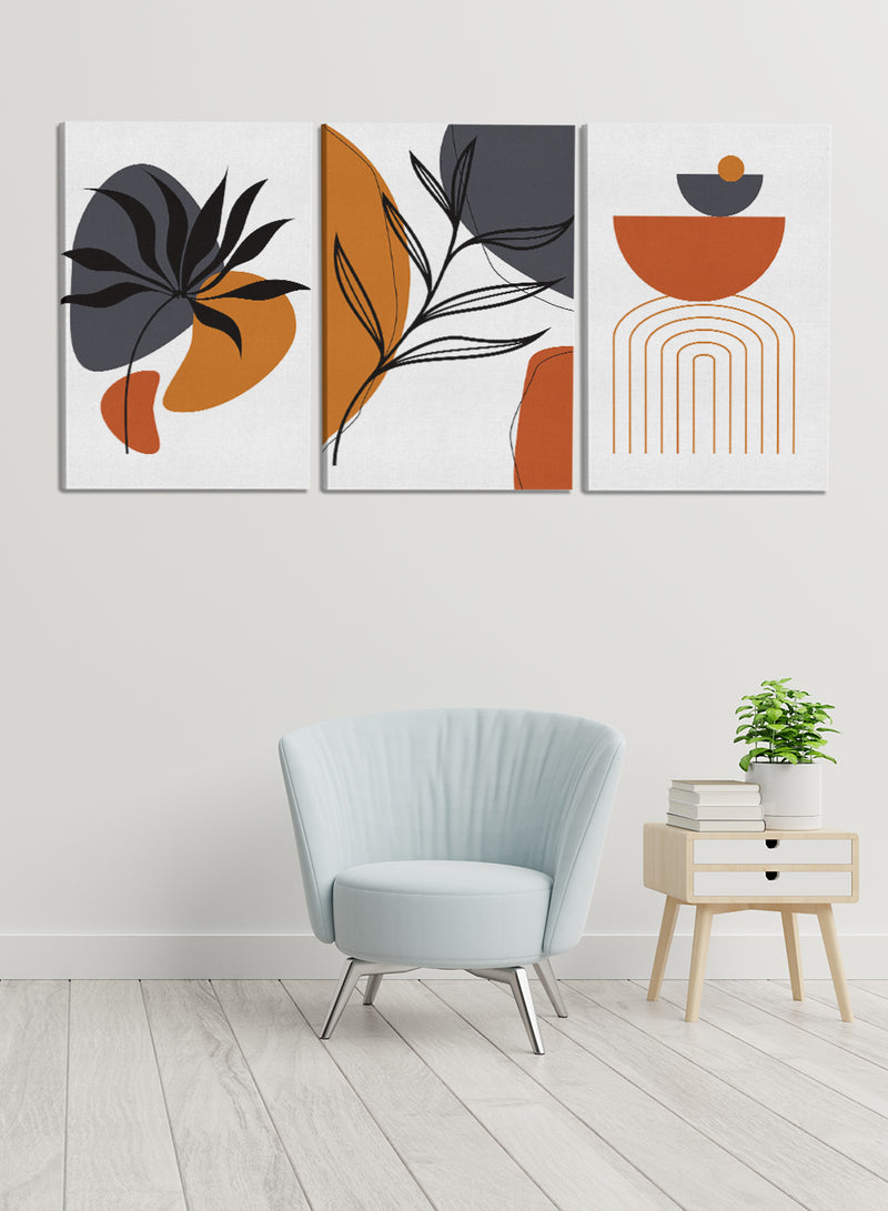 Botanical Foliageabstract Paintings(set of 3)