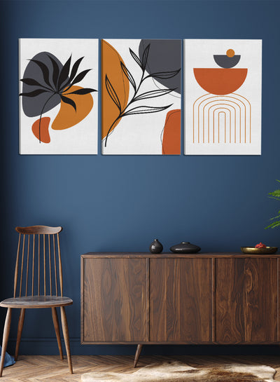 Botanical Foliageabstract Paintings(set of 3)