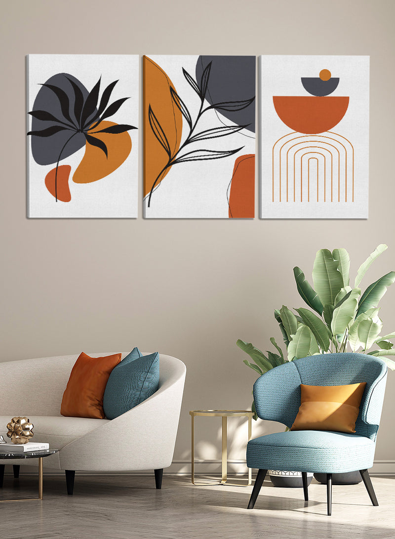 Botanical Foliageabstract Paintings(set of 3)