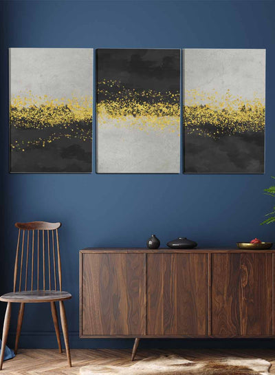 Abstract Background Paintings(set of 3)