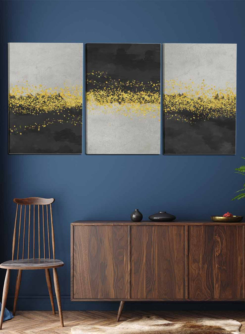 Abstract Background Paintings(set of 3)