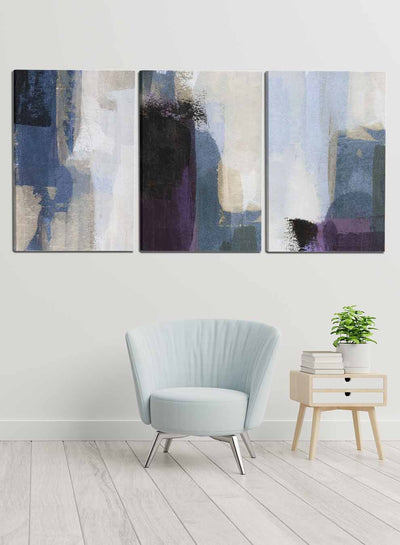Colorful Abstract Drawing Paintings(set of 3)