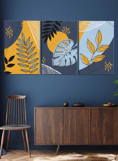 Botanical Foliage Paintings(set of 3)