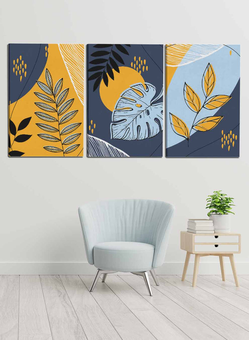 Botanical Foliage Paintings(set of 3)