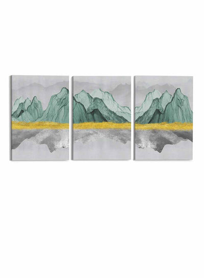 Colorful Mountains Paintings(set of 3)