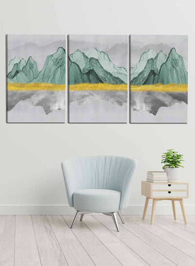 Colorful Mountains Paintings(set of 3)