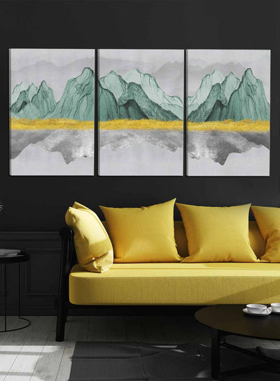 Colorful Mountains Paintings(set of 3)