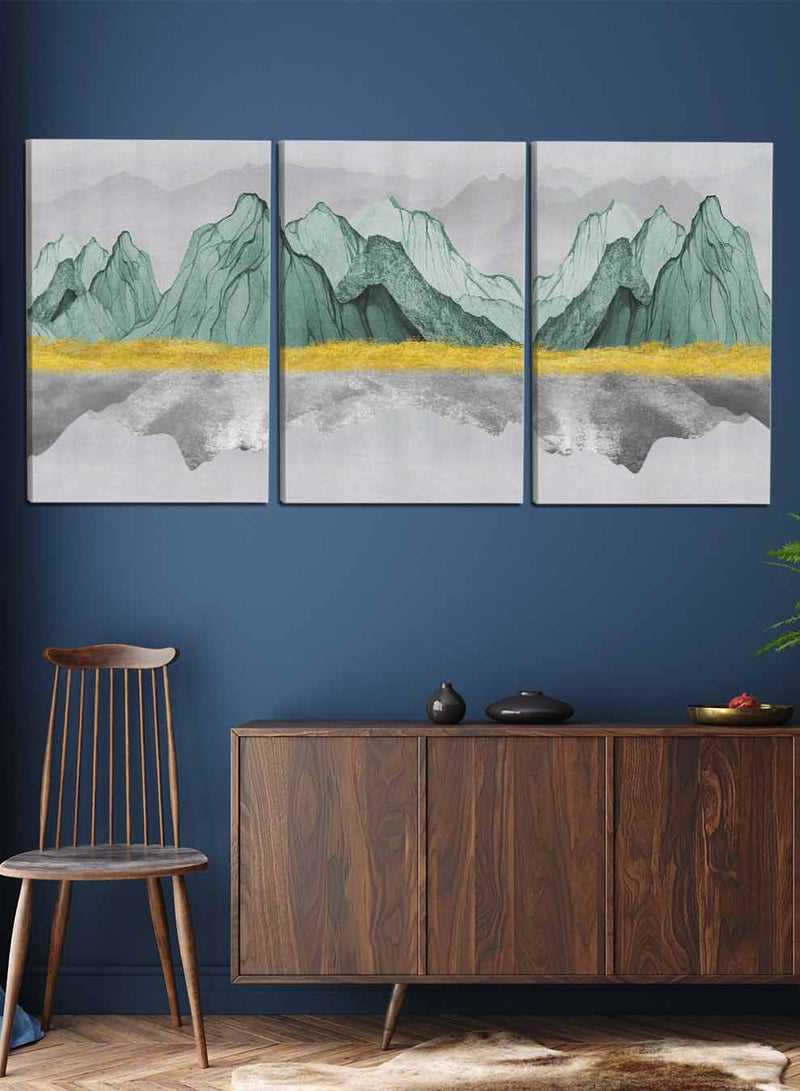 Colorful Mountains Paintings(set of 3)
