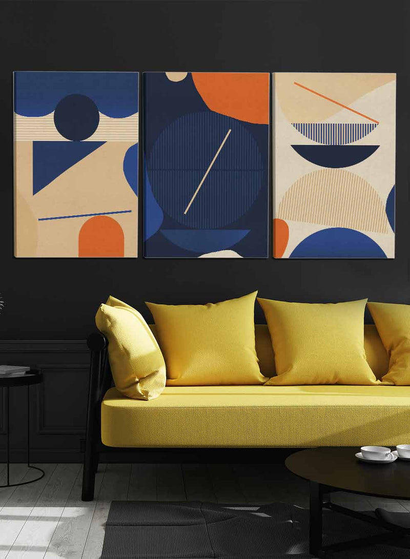 Abstract Artistic Contemporary Paintings(set of 3)