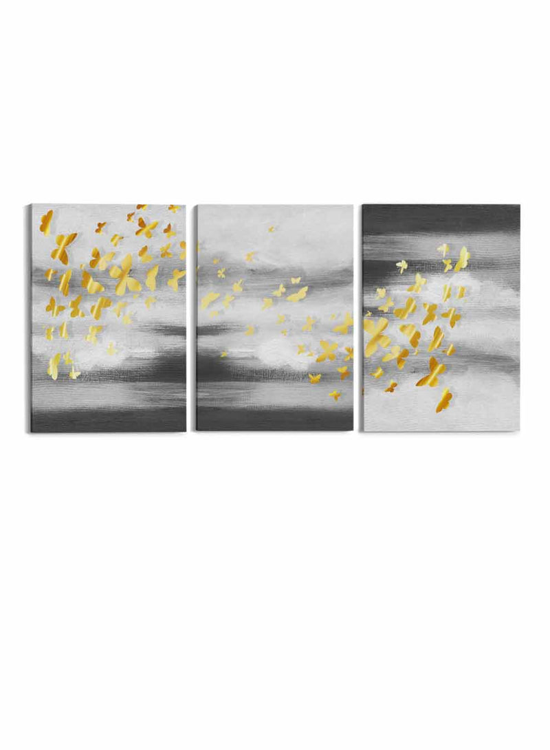 Butterfly Pattern Paintings(set of 3)