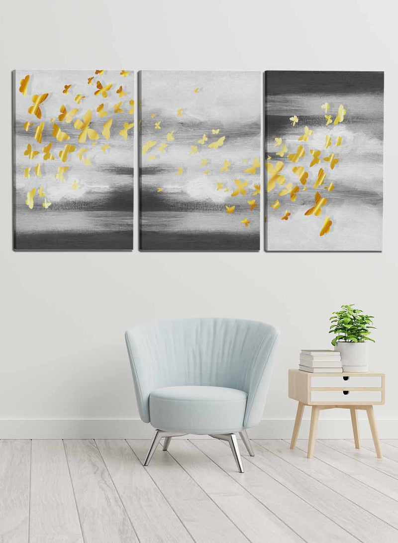 Butterfly Pattern Paintings(set of 3)