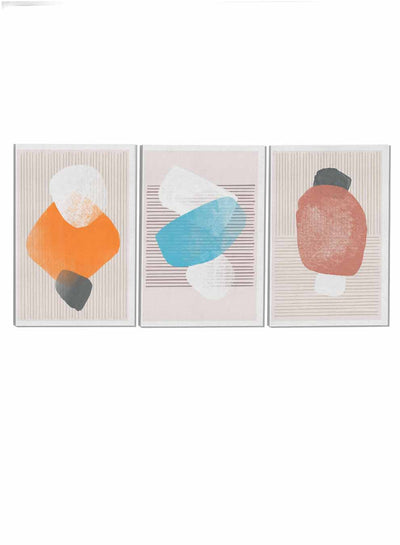 Doodles Vector Shapes Abstract Paintings(set of 3)