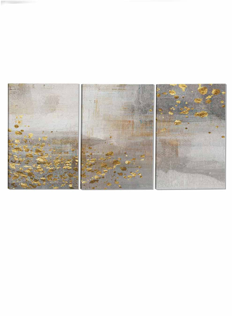 Speckled Vintage Abstract Paintings(set of 3)