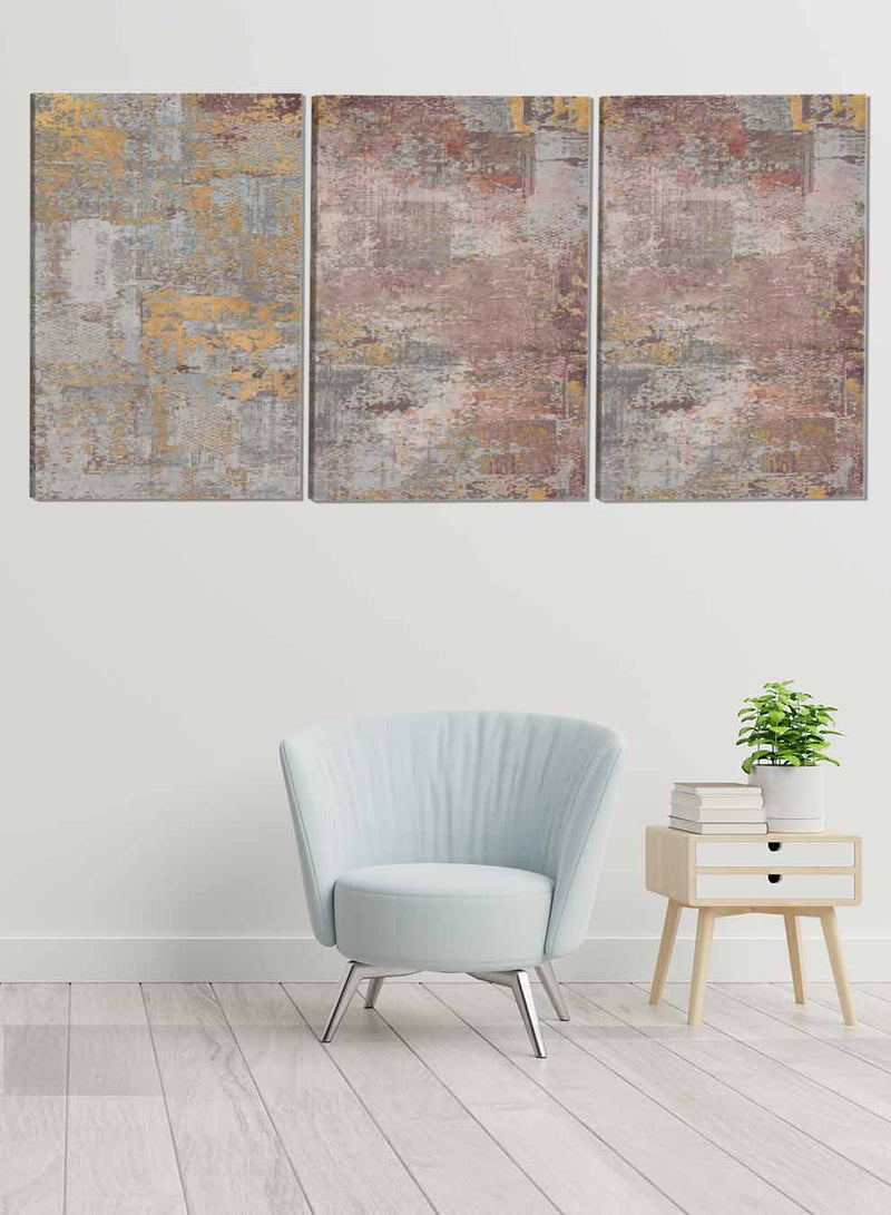 Suit Triptych Abstract Paintings(set of 3)