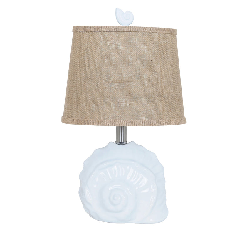 White Shell Table Lamp