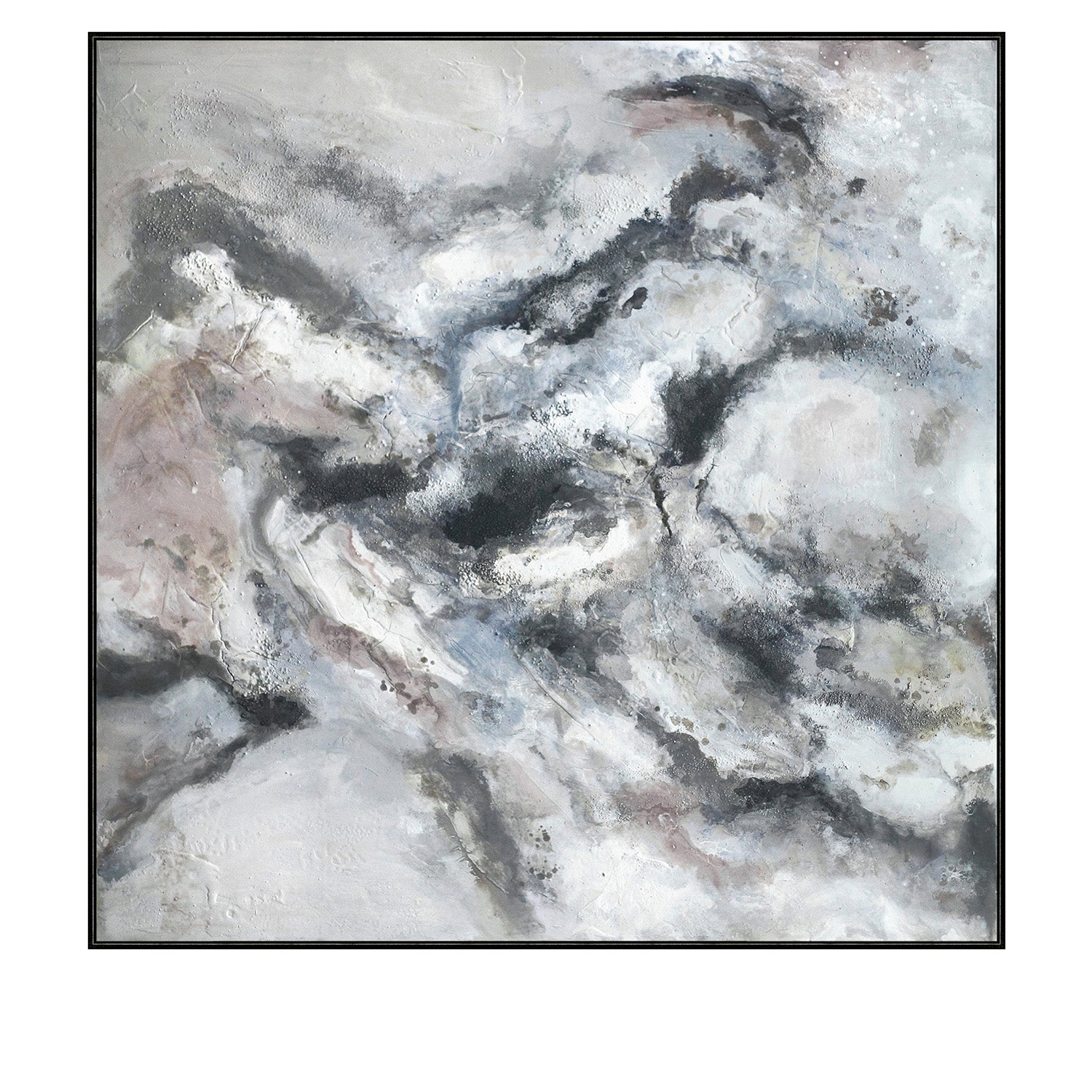 Pewter Wall Painting Canvas