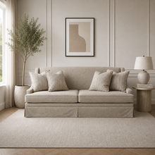 Classy By Noha Albabtain Skirted Beige Loveseat