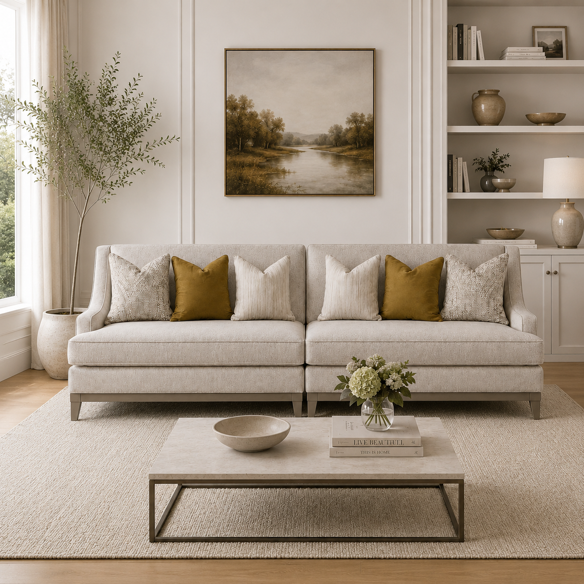 Classy By Noha Albabtain 6-seater Sofa