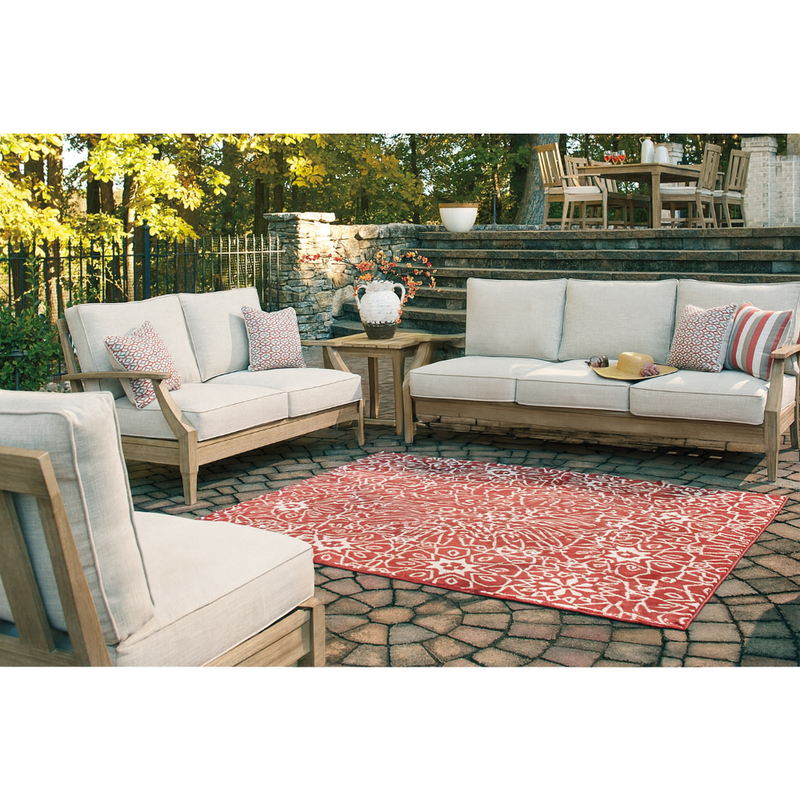 كرسي استرخاء خارجي من كلير فيو مع وسادة نوفيللا