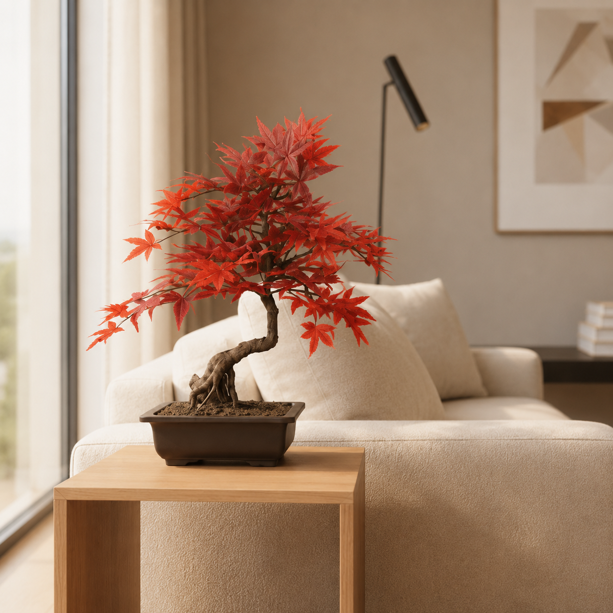 Nice Potted Red Maple 53CM Indoor