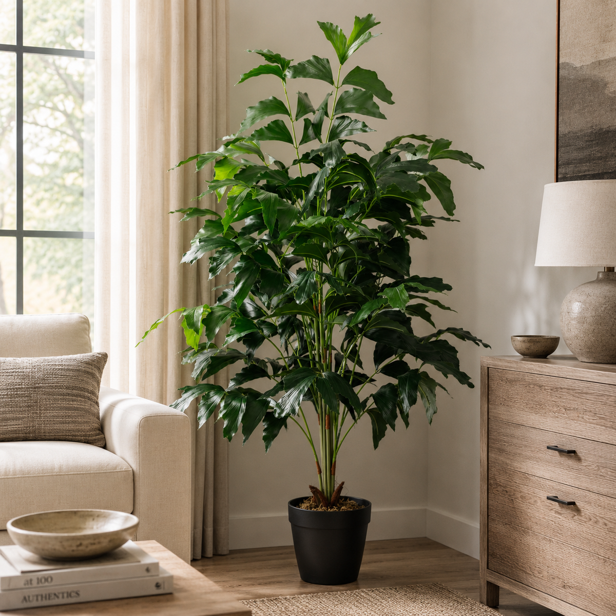 Artificial Fish Tail Palm Tree 120CM Indoor
