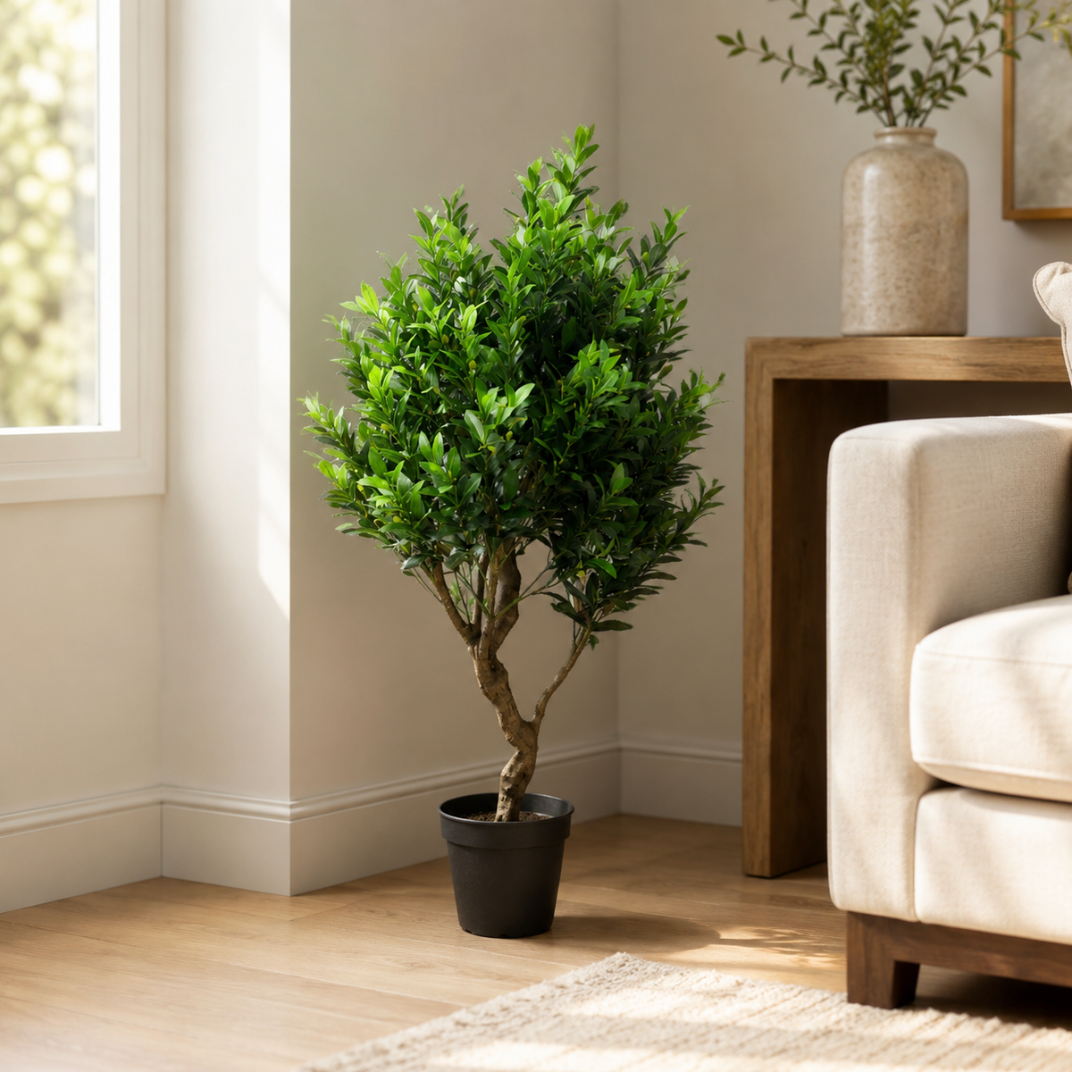 Artificial olive tree
