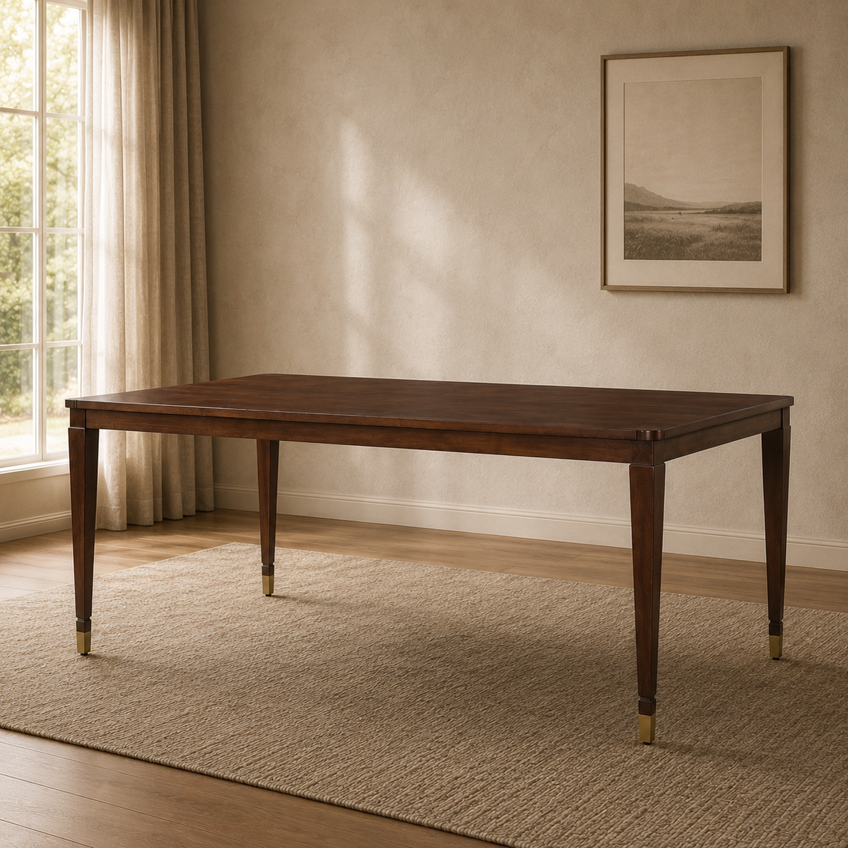 Victorian Dreams Brown Dining Table