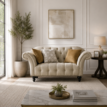 Classic Beige Loveseat