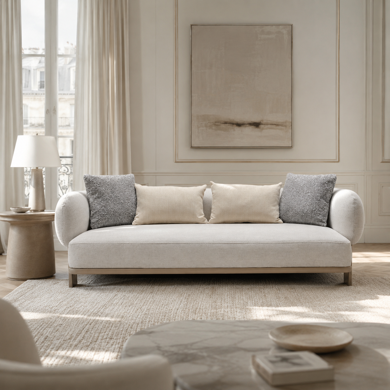 Leaner 3 seater sofa