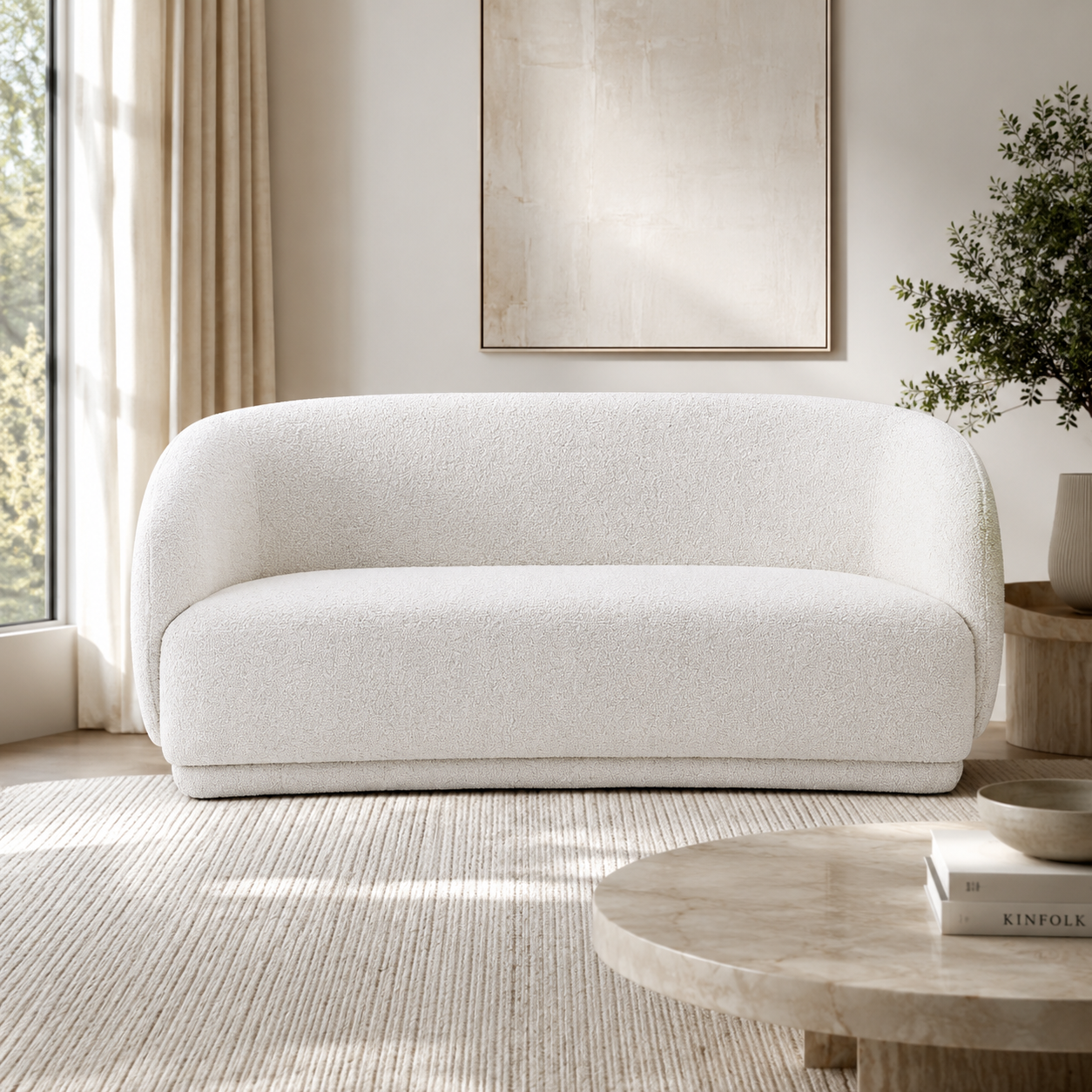 Boho Boucle 2 Seater (184cm)