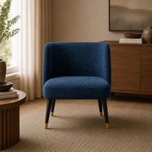 Elegant Embrace Blue Chair W73