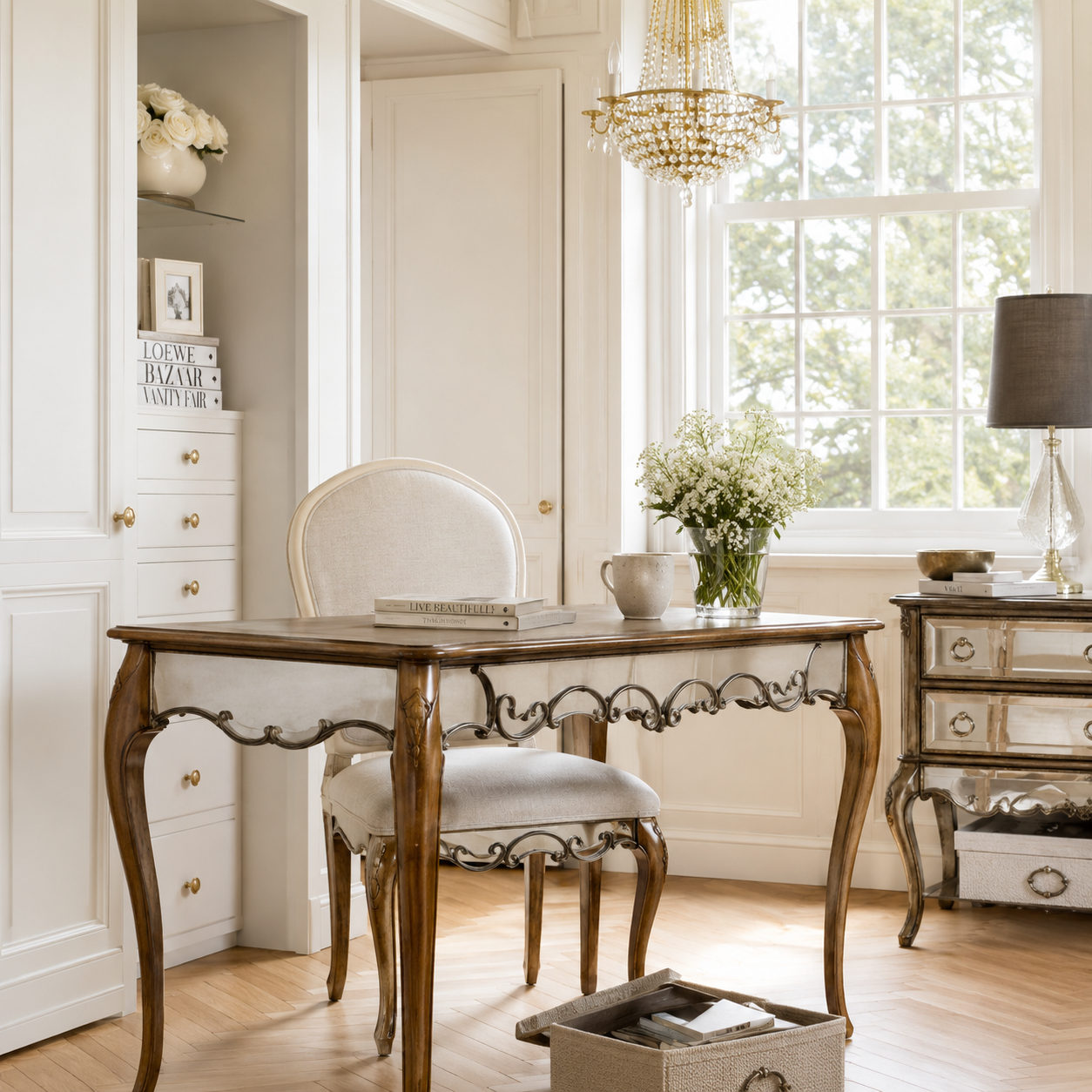 MIRRORED WRITING DESK