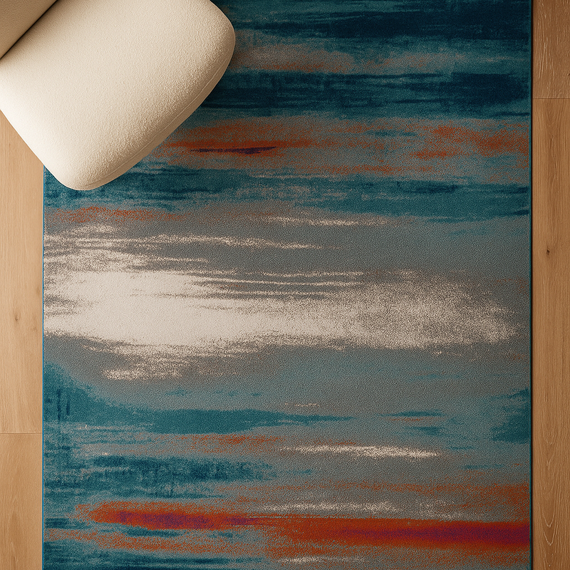 Sonic Red & Blue rug