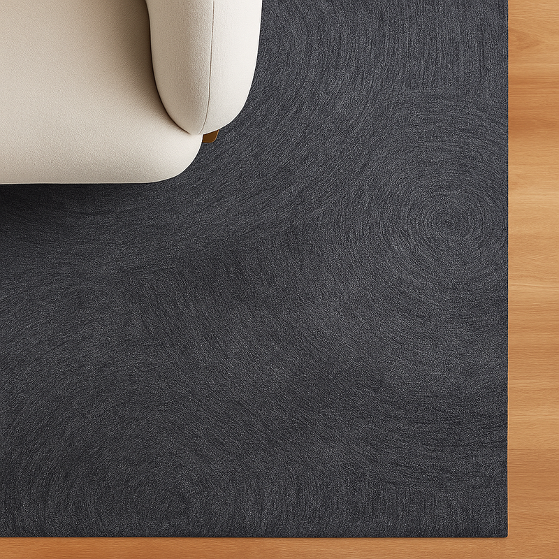 High-Contrast Geometric Area Rug