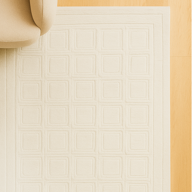 Moroccan Rug with Diamond Pattern