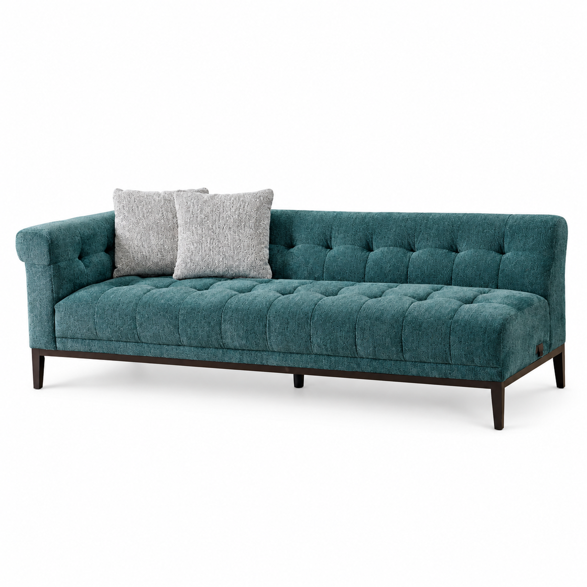 Agate Deep Teal Right Chaise Sectional