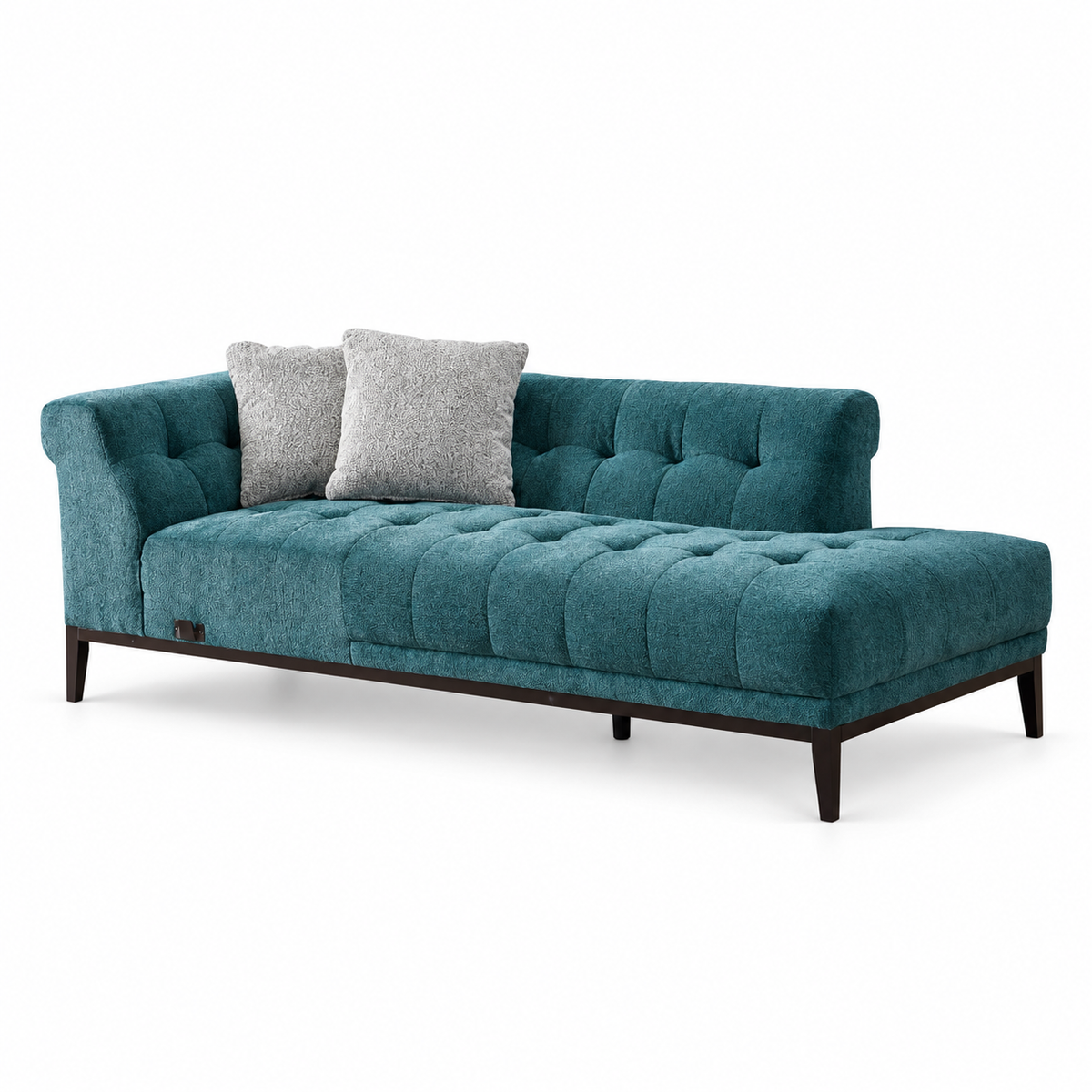 Agate Deep Teal Right Chaise Sectional